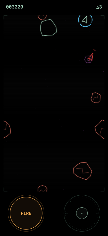 The Ion Storm sector, dense armoured asteroids and an enemy sentinel